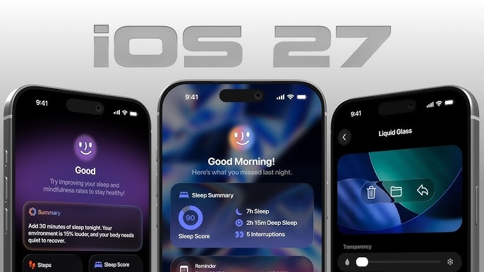 OS 27 được đồn sẽ xuất hiện với 3 nâng cấp lớn tại WWDC, bao gồm AI, giao diện và nhiều cải tiến đáng chú ý cho iPhone.