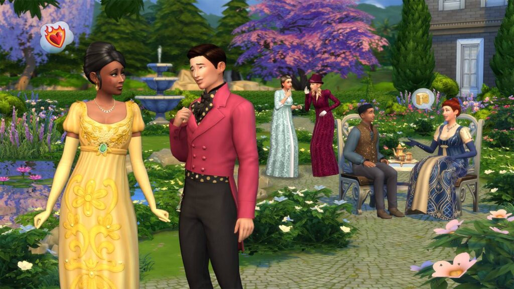 The Sims 4 bắt tay Bridgerton: DLC vũ hội hóa trang xa hoa chính thức ra mắt The Sims 4 ra mắt gói nội dung hợp tác cùng Bridgerton, mang đến những bộ trang phục quý tộc, dạ tiệc và vũ hội hóa trang sang trọng.