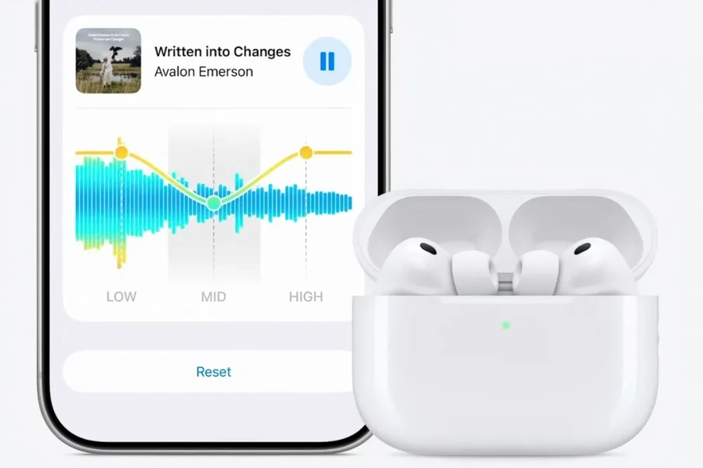 Người dùng AirPods có thể điều chỉnh bass, mid và treble trực tiếp trong phần cài đặt âm thanh của iOS 27.