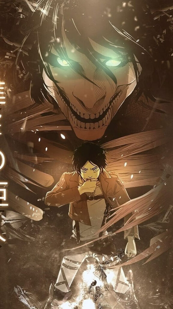 Ảnh Attack On Titan Eren với tạo hình mạnh mẽ trong series anime nổi tiếng