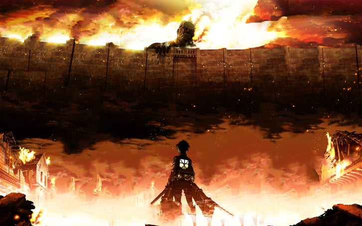 Ảnh nền Attack on Titan 4K chất lượng cao với phong cách chiến binh mạnh mẽ