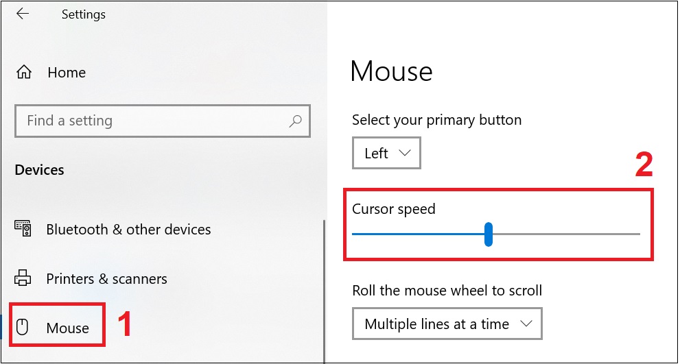 Hướng dẫn điều chỉnh DPI chuột bằng nút vật lý hoặc phần mềm của Logitech, Razer, Corsair và các hãng khác.