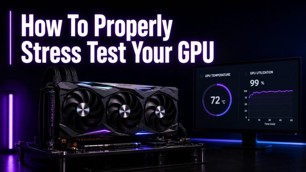Cách Stress Test GPU đúng cách 2026: Vì sao chỉ dùng FurMark là chưa đủ? Hướng dẫn Stress Test GPU toàn diện để kiểm tra nhiệt độ, VRAM và độ ổn định.