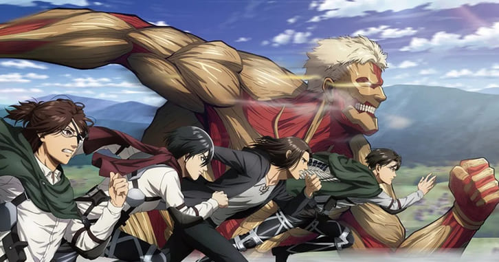 Hình nền Attack on Titan 4K tái hiện thế giới anime hoành tráng với màu sắc sống động
