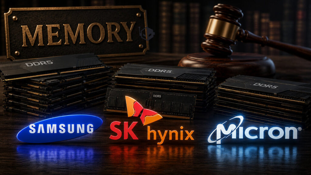 Giá RAM tăng mạnh, Mỹ mở vụ kiện nhắm vào các hãng bộ nhớ lớn là Samsung, SK hynix và Micron.