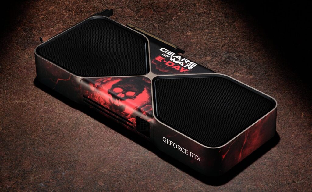 RTX 5080 Founders Edition Gears of War Edition được phát hành thông qua chương trình giveaway.