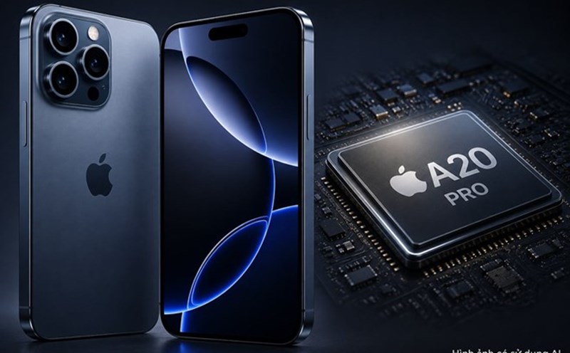 Chip A20 Pro sản xuất trên tiến trình 2nm cải thiện hiệu suất năng lượng.