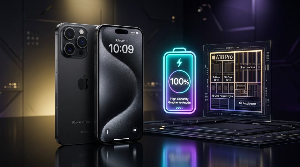 Rò rỉ dung lượng pin iPhone 18 Pro Max đạt từ 5.391 đến 5.567 mAh.