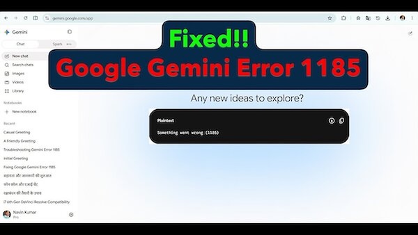 7 cách khắc phục lỗi 1185 Gemini