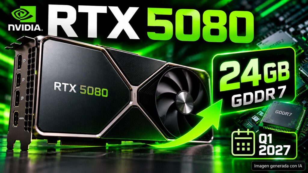 Benchlife tiết lộ RTX 5080 24 GB GDDR7 ra mắt quý 1 năm 2027