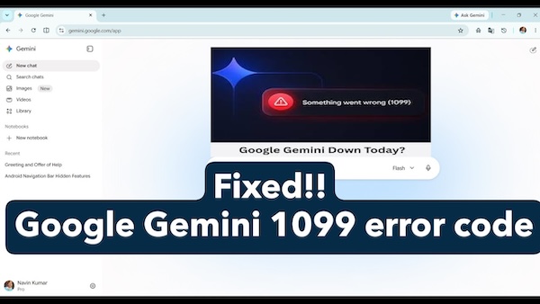 Cần làm gì khi gặp lỗi 1099 Gemini?
