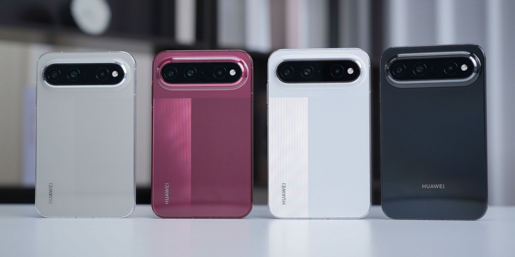 Cụm camera hình viên thuốc nằm ngang và 4 màu sắc Huawei Pura X View