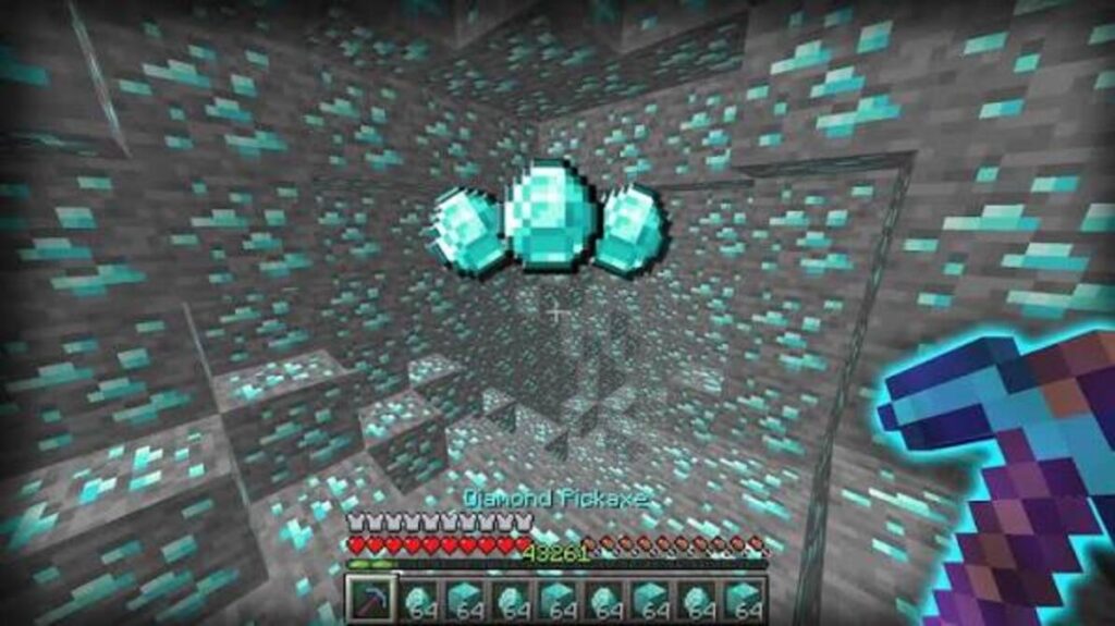Kim cương minecraft dùng để làm gì.