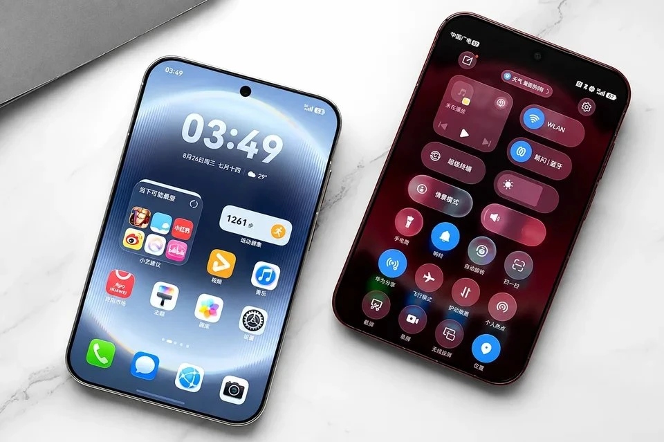 Thiết kế và màn hình điện thoại Huawei Pura X View